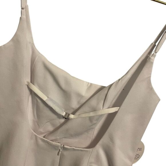 STAUD Mini Joli Dress White Mini Size 12 NWT - Picture 5 of 9